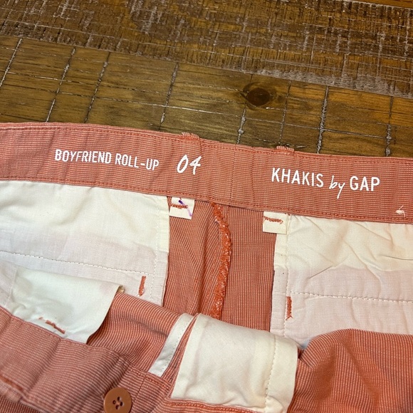 GAP Coral Boyfriend Roll Up Women's Shorts - Picture 10 of 10